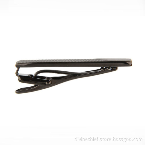 Make Custom Black Plated Tie Clip/Tie Bar/Tie Pin Manufacturers
